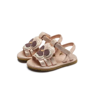 Jiles Fields Sandals | Violette | Powder Metallic Leather