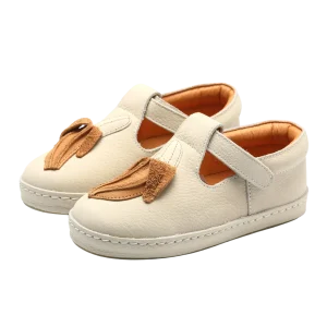 Bowi Shoes | Banana | Cream Betting Leather