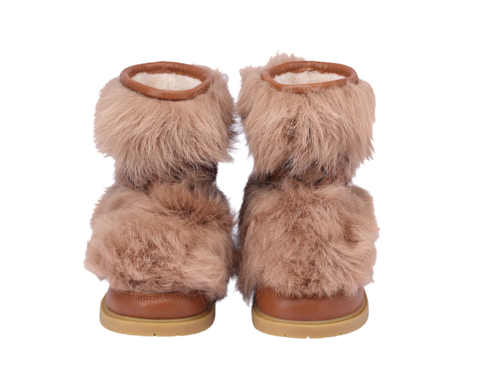 Keiza Boots | Beige Sheep Wool – Image 3