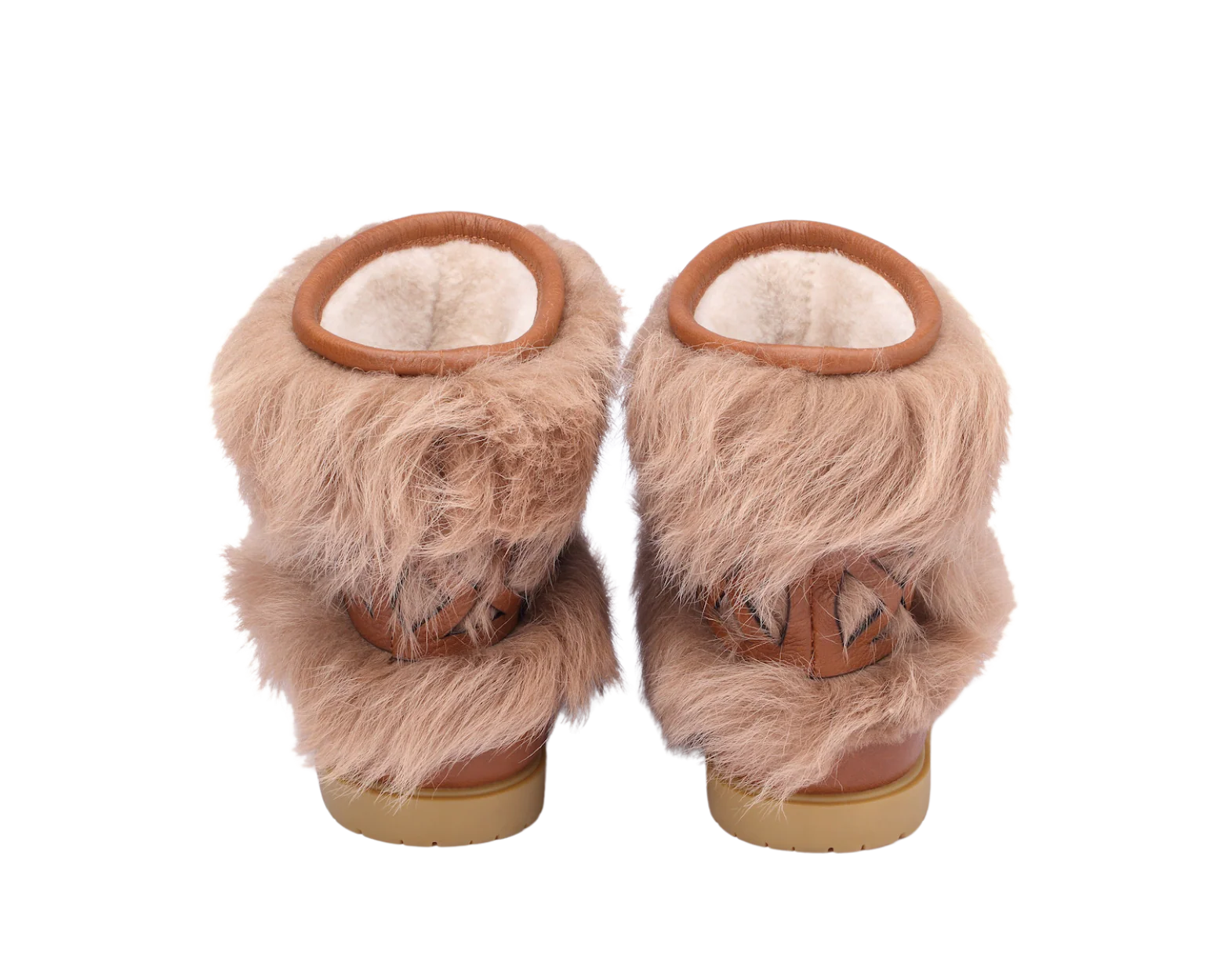 Keiza Boots | Beige Sheep Wool – Image 6