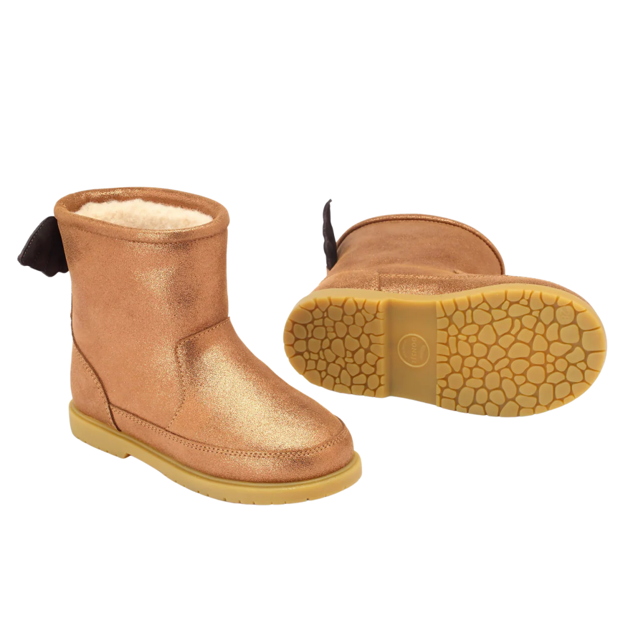 Angela Boots | Wings | Bronze Metallic Leather – Image 6