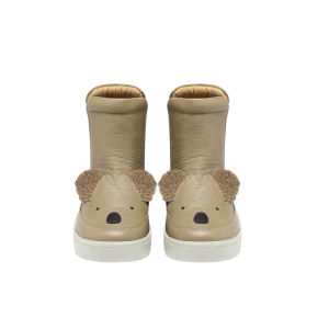 Thuru Exclusive Boots | Fluffy Koala | Taupe Leather