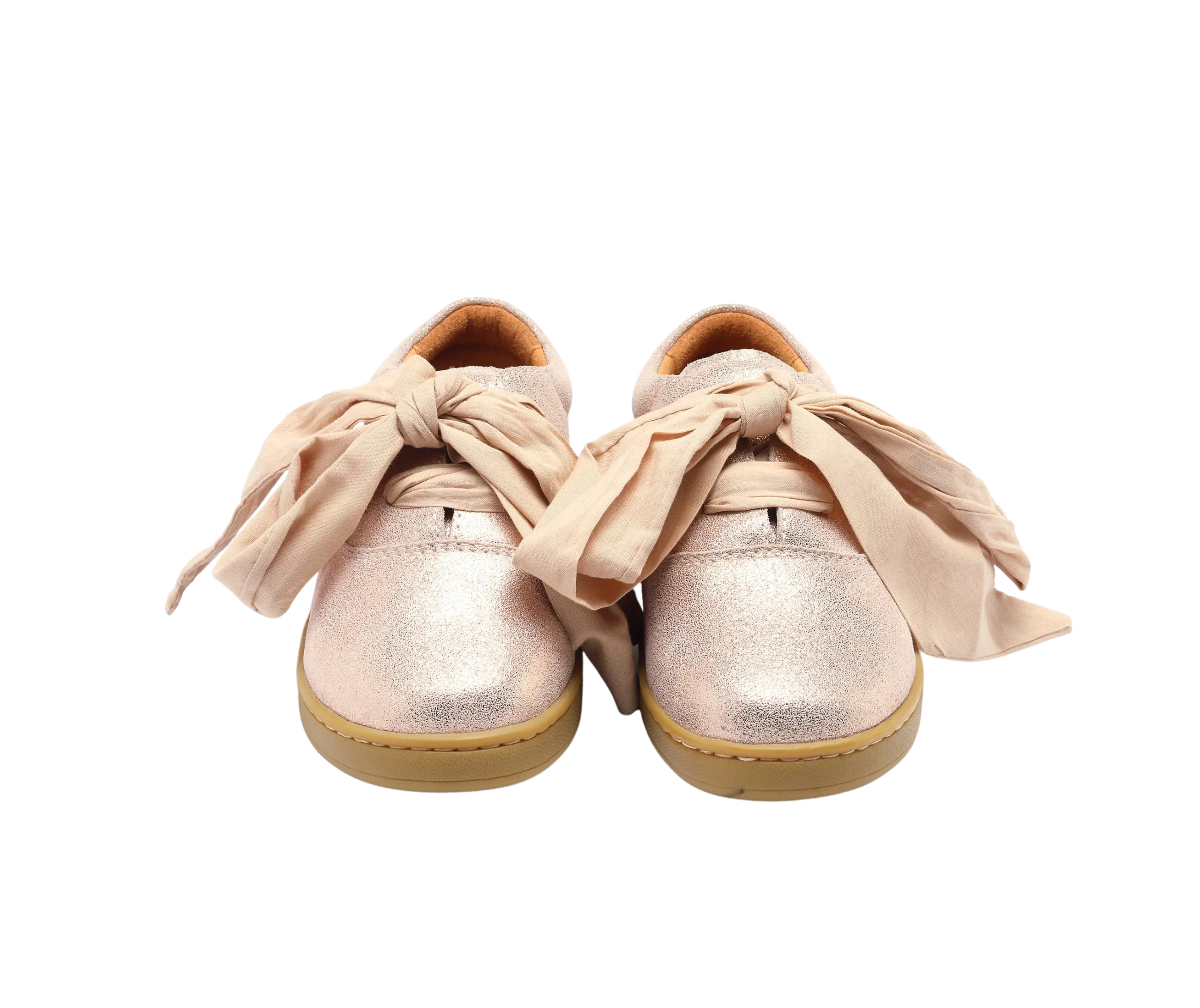 Qemilia Organza Sneakers | Powder Metallic Leather – Image 4