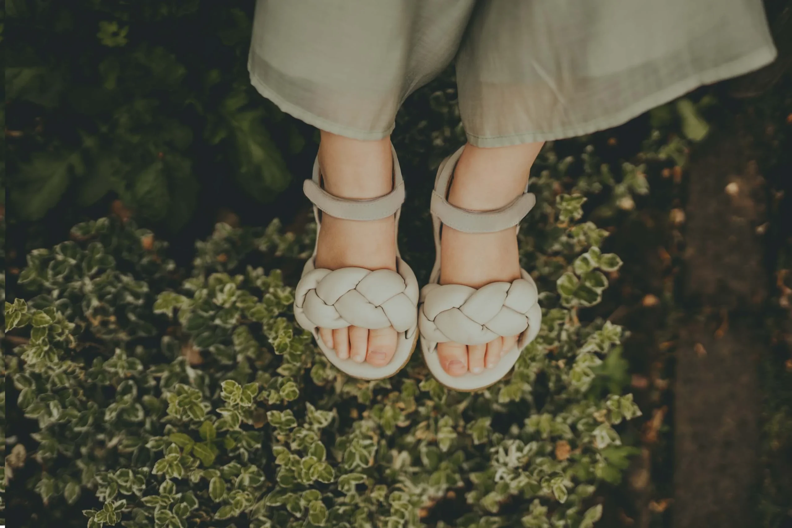 Benz Sandals | Cream Sheep Leather – Image 2