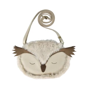 Britta Exclusive Purse | Owl | Ivory Classic Leather