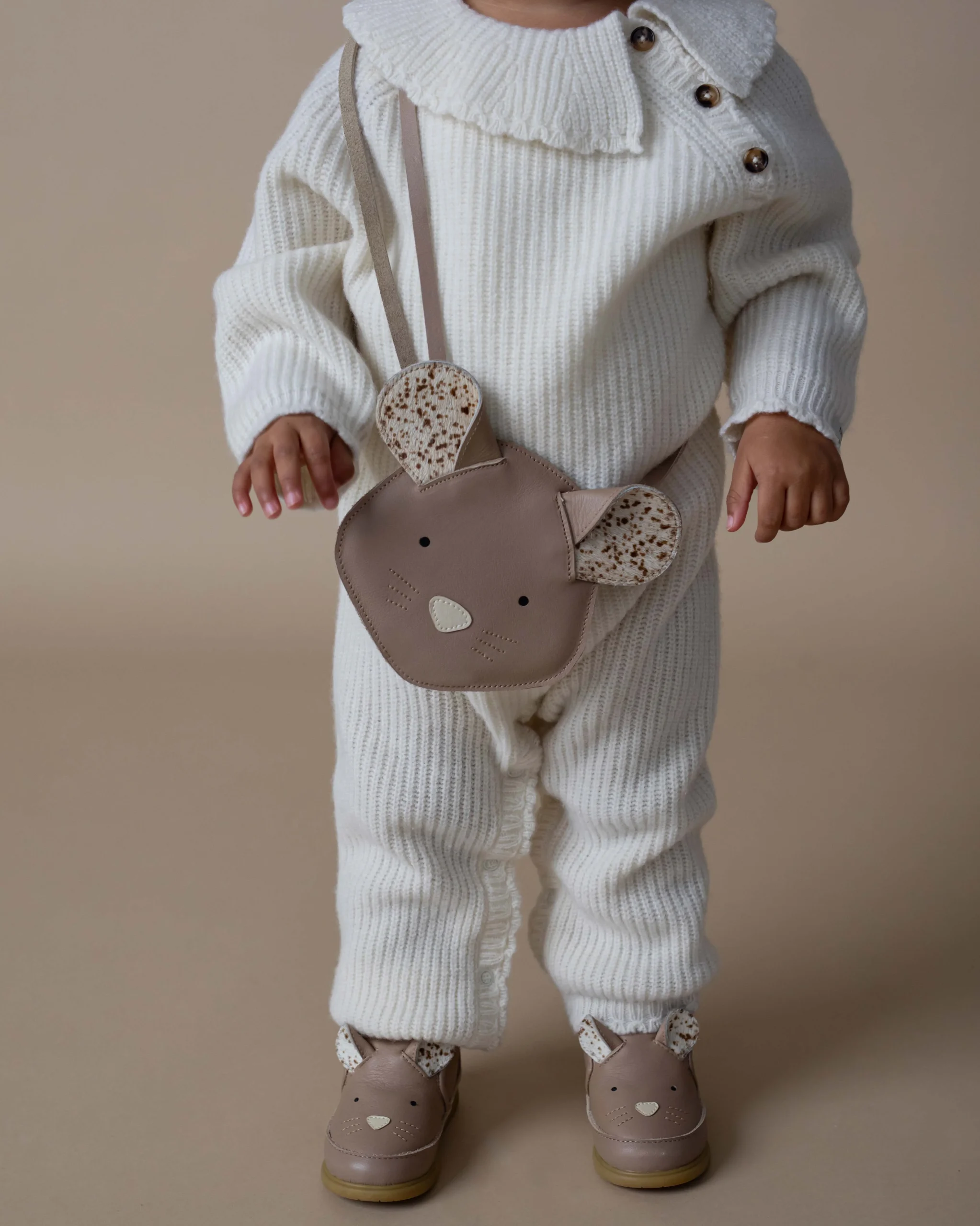 Britta Exclusive Purse | Mouse | Praline Leather – Image 2