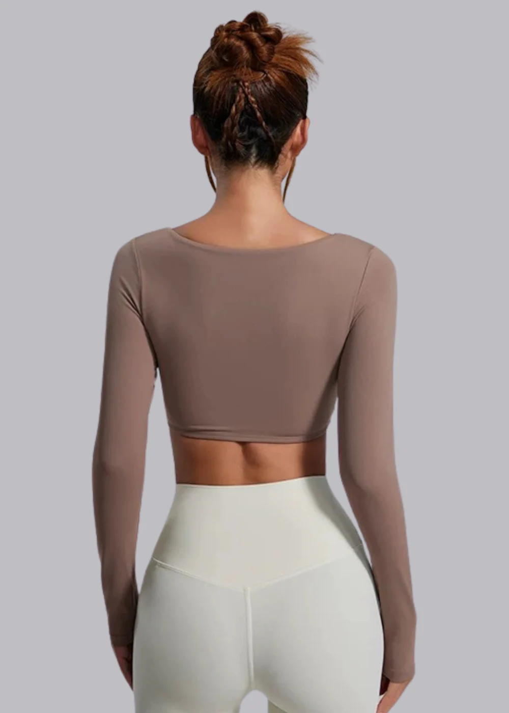 Tee-shirt Manche Longue - Brassière intégrée - Elena – Image 2