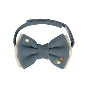 Benjamyn Bow Tie | Blue Stone Leather