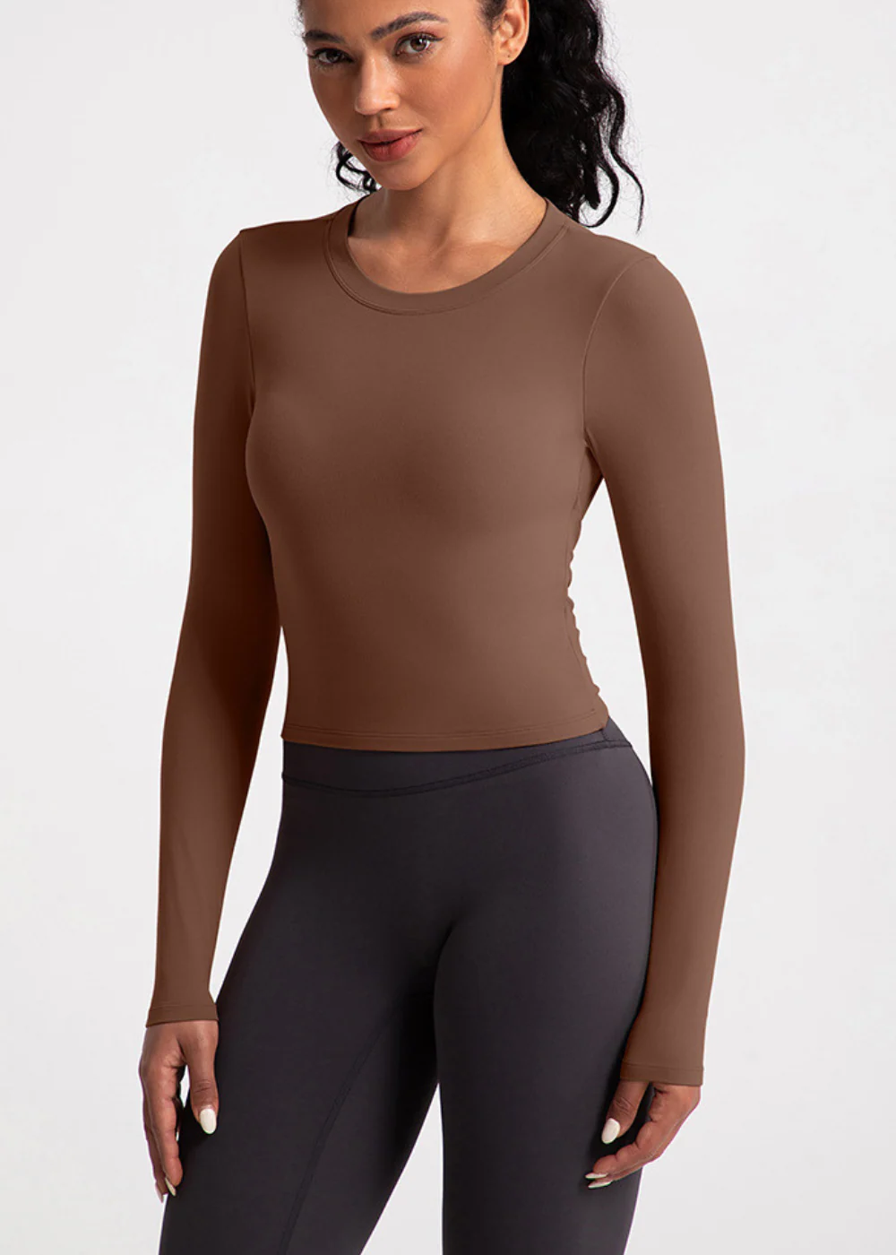 Tee-shirt Noeud - Manche Longue - Brassière Intégrée – Image 4