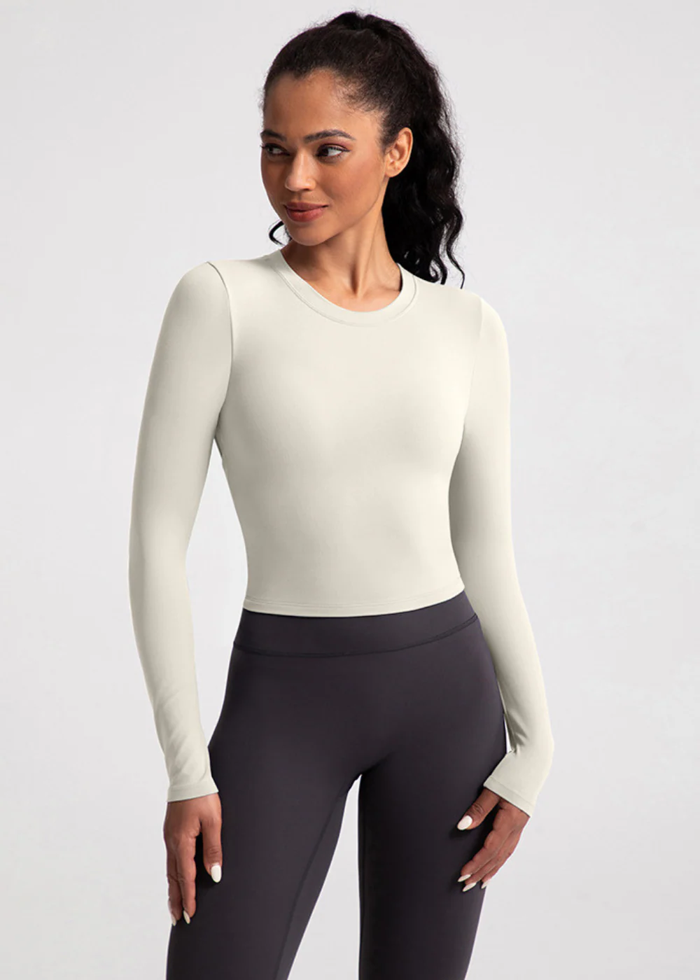 Tee-shirt Noeud - Manche Longue - Brassière Intégrée – Image 6