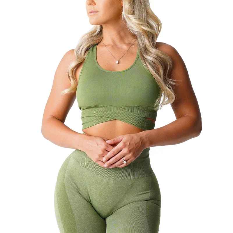 Brassière Sport Femme Sans Couture Sculpt Bretelles Croisees | XS-L – Image 7