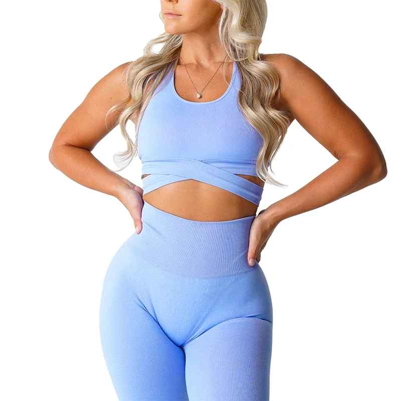 Brassière Sport Femme Sans Couture Sculpt Bretelles Croisees | XS-L – Image 5