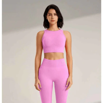 Ensemble Sport Femme Sans Couture | Tenue Yoga Fitness Premium – Image 2