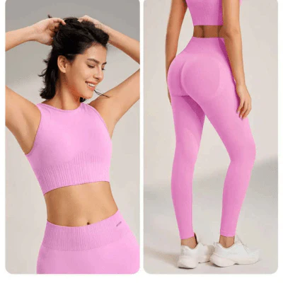 Ensemble Sport Femme Sans Couture | Tenue Yoga Fitness Premium – Image 9
