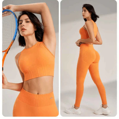 Ensemble Sport Femme Sans Couture | Tenue Yoga Fitness Premium – Image 7