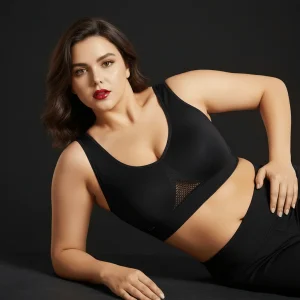 Brassiéres Sport Femme Sans Armatures Motif Délicat | S-XL Premium