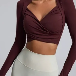 Tee-shirt Manche Longue - Brassière intégrée - Lola