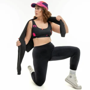 Legging velours côtelé Noir