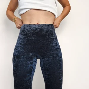 Legging velours texturé Noir