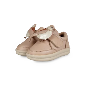 Nellu Sneakers | Pink Chickadee | Powder Metallic Nubuck