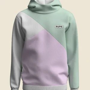 Sweat à capuche tricolore - Unisexe - Mai