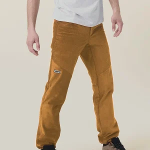 Pantalon en velours himalayen moutarde pour homme 2025