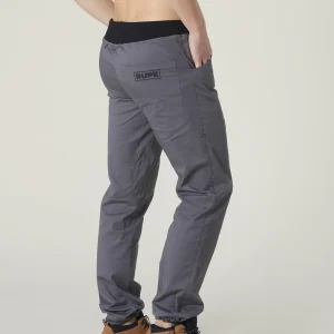 Pantalon d'escalade PYRENEES gris fait main pour homme