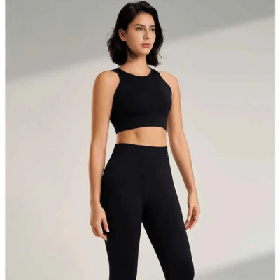 Ensemble Sport Femme Sans Couture | Tenue Yoga Fitness Premium – Image 3