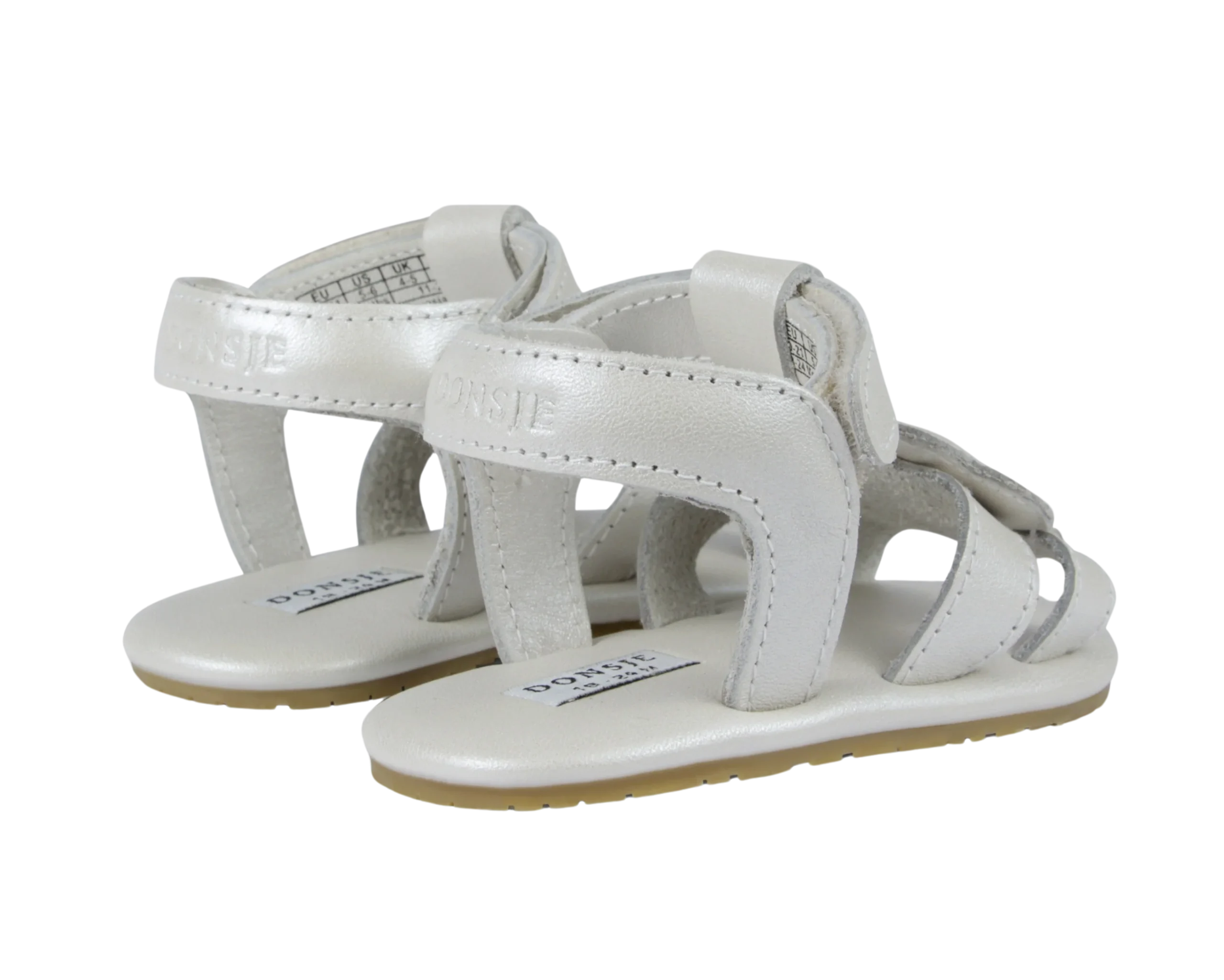 Ushy | Scallop | Off White Metallic Leather – Image 4