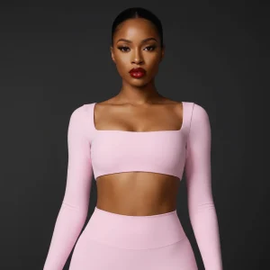 Crop Top Manche Longue Femme : Confort et Style au Quotidien
