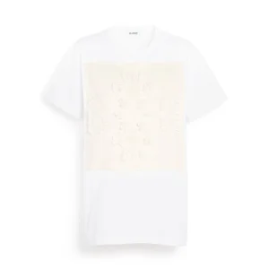 T-Shirt avec patch logo B en cachemire