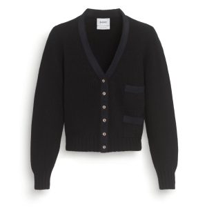 Cardigan en laine avec détail ruban