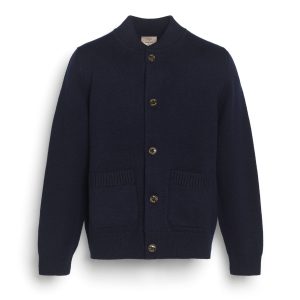 Cardigan épais en cachemire Barrie x Monocle