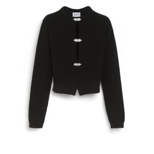 Cardigan en cachemire aux détails bijoux