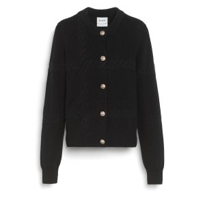 Cardigan en cachemire à motif tartan