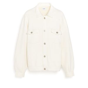 Veste Denim oversize en cachemire et coton