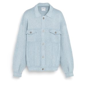 Veste Denim oversize en cachemire et coton