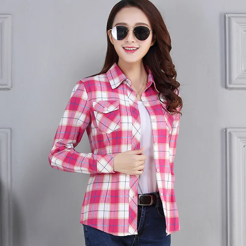 Chemise femme tartan