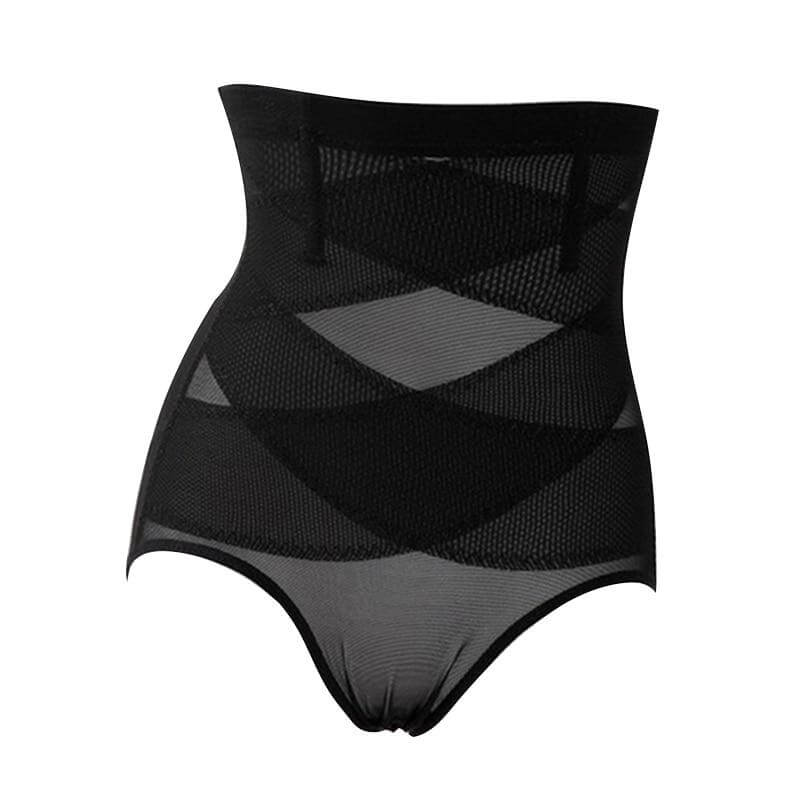 Culotte Gainante Taille Haute Invisible avec Bandes Croisées – Image 7