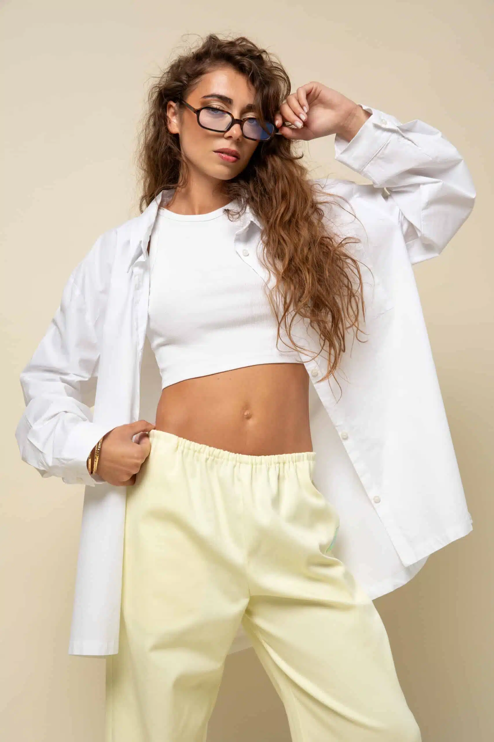 Pantalon jaune à volants – Image 6