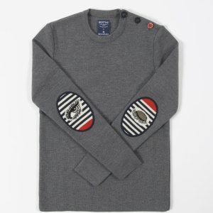 Pull marin Femme Gris Oeil