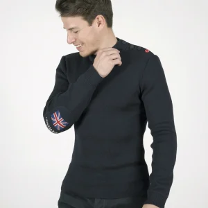 Pull marin homme en laine vierge - God Save Berthe - Made in France