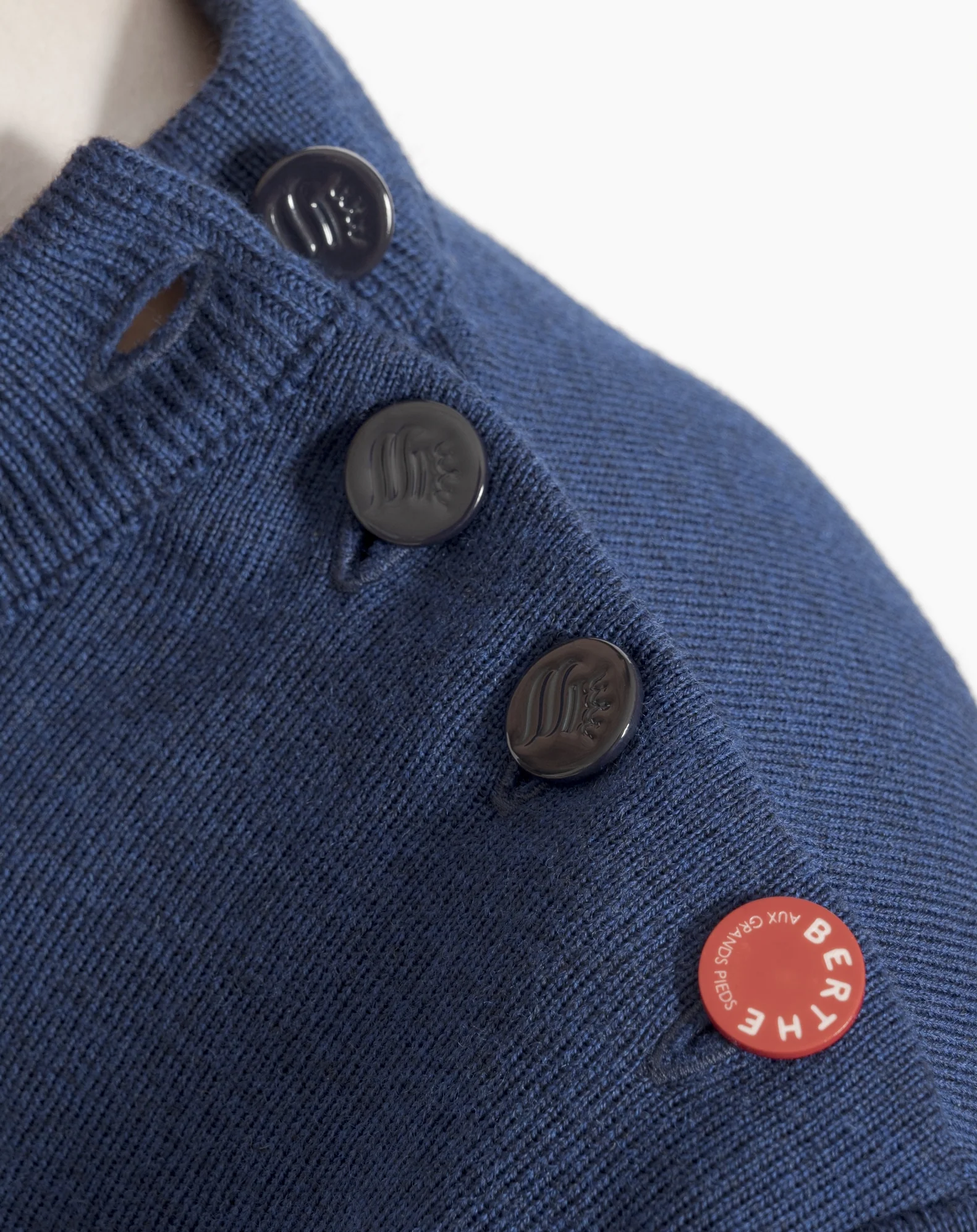 Pull marin homme mérinos bleu royal Gadz'Art – Image 2