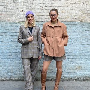 Veste surchemise terre cuite