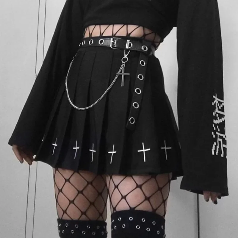 Jupe kilt noire – Image 6