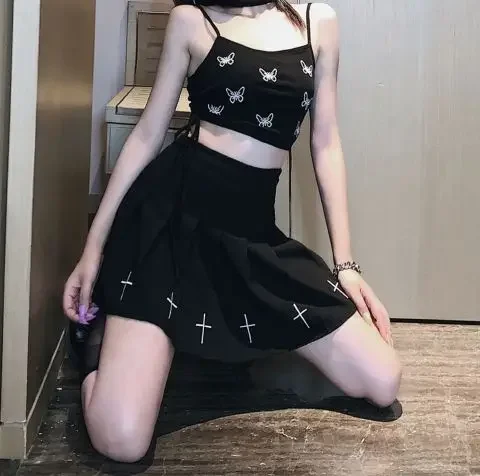 Jupe kilt noire – Image 4