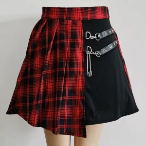 Kilt rouge et noir