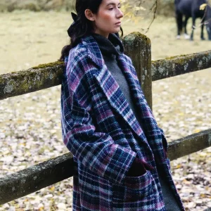 Manteau Marius violet