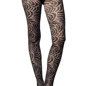 Collant Résille Dentelle Fashion Harmony - Noir