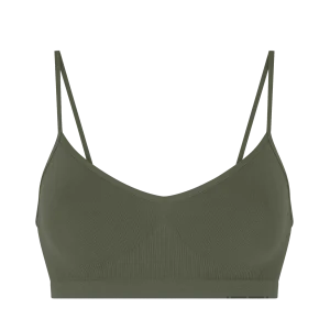 Brassière Bretelles Fines Pure Skin - Military